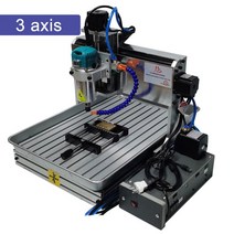 CNC조각기 나무 라우터 CNC 6040 1500W 4 축 3040 금속 조각 드릴링 기계 5 3020 PCB 밀링 물 탱크, [01] 3 axis machine, [04] 400x600x100MM, [02] 110V US Plug