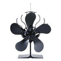 캠핑용 무동력 에코팬 캠팽 화목 난로 순환 나무 로그 버너 벽난로 조용한 환경 팬 5, 협력사, 난로 팬