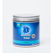 부스터플레이크컬러 500ml 86g 관상 열대어사료 구피먹이 테트라 디스커스 해수어 치어 케이포닉스