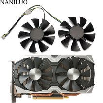 85MM 4PIN 쿨러 팬 교체 ZOTAC GTX1060 6 GB GTX 1070 미니 1050TI 그래픽 카드 냉각 GFY09010E12SPA GA91S2H, 기본, 한개옵션0