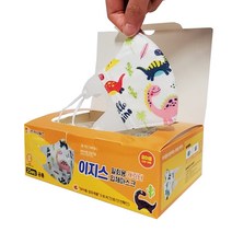 이지스 일회용 캐릭터 마스크 25매 유아용 공룡, 유아공룡