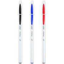 BIC 크리스탈 업 볼펜 1.2mm 낱개 / 유성볼펜, 블랙