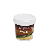 KCC정품 숲으로바니쉬 0.9L 반광 친환경 목재용 수성 니스, 1개