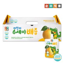 순수식품 어린이 수세미배즙 1박스 30포 (100ml x 30포), 1박스(30개)