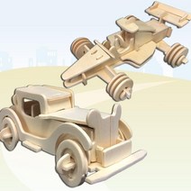 나무 자동차 만들기 초등 과학탐구 완구 DIY 모형조립 놀이 취미 학습, 클래식 자동차