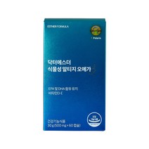 여에스더 닥터에스더 식물성 알티지 오메가3 500mg x 60캡슐 x 1박스, 상세페이지 참조, 상세페이지 참조