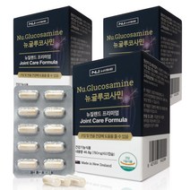 뉴와이즈 [초록잎홍합+무릎관절 연골]뉴질랜드 프리미엄 글루코사민, 60정, 3개