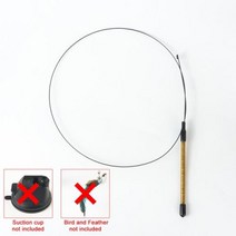 고양이장난감 핸즈프리 새깃털 고양이 지팡이 벨 강력한 흡입 컵 대화 형, Replacement 17 Only