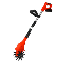 농업용 관리기 휴립기 로타기 미니 충전식 밭갈이 기계 보행 배토기, 20V 리튬 4A 배터리 1개