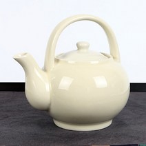 아이보리 손잡이 주전자 탕관 700ml 다도구