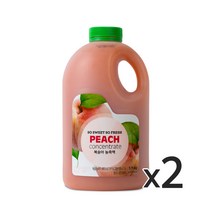 스위트컵 복숭아 농축액 1.9kg 2개