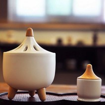 아로마 오일 버너 전기 발향기 에센셜 디퓨저 워머, (타이밍+온도조절) 220v