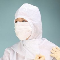 모벨플랜 2P+1P 위생모자 방진 제전모자 클린룸 크린룸 후드 기본형, 화이트2XL
