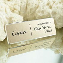 신주부식 금속명찰제작 엣지 호텔 병원 자석 명찰, 선택08.금속_실버프레임_내경66x16mm, 자석2구