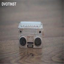 수동 옛날 복고 레트로 타자기 Dvotinst 신생아 사진 소품 TV 라디오 미니 크리 에이 티브 프로 포토 스튜디오 촬영 액세서리, Radio 2+0 to 3 months