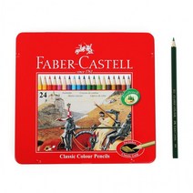 색연필세트 파버카스텔 수채 24색 색연필 틴케이스, 상세페이지 참조, 상세페이지 참조