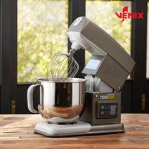베닉스 버티컬 소형 반죽기 V-7600 스탠드믹서 2.5kg 디지털 그레이, 단품