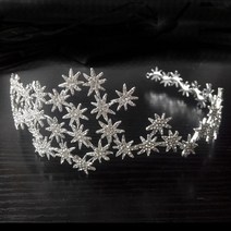 이마장식 헤어장식 slbridal art deco 빛나는 크리스탈 라인석 all stars bridal tiara headband headpieces wedding 여왕 왕관, 스타일은 실버