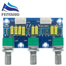 PCB기판 스위치SAMIORE XH-M802 패시브 톤 보드 앰프 전원 모듈 낮은 고음 조정 DIY PCB, 한개옵션2, 한개옵션0, 한개옵션1