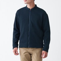 무인양품 남성용 MUJI 니트 플리스 집업 재킷 ABJ05A0A