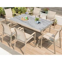 커피숍 인테리어 카페 테라스 6인용 4인용 테이블 세트 야외 의자 감성, I