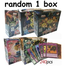 27-240 개대 유희왕 희귀 플래시 카드 유희왕 오 게임 종이 카드 어린이 장난감 소녀 소년 컬렉션 카드 크리스마스 선물, 상자가있는 240pcs