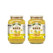 꽃샘 본비 꿀 레몬청 레몬차 2kg x 2개, 2000g