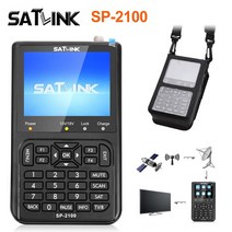 SATLINK SP-2100 HD Sat 파인더 DVB S/S2 Satfinder/4 디지털 위성 미터 3.5 인치 LCD 화면 pk WS 6906, 01 미국 플러그