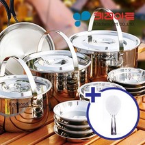 ANTW 키친아트 코펠 캠핑 코펠세트 캠핑 낚시 냄비 7인용 202230EA, 본상품선택