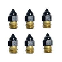 Creality 3D 프린터 압출기 노즐 10피스 0.4mm MK8 Makerbot Anet A8 Creality CR-10 CR-10S S4 S5 Ender-3/Ender 3 P, Coated Nozzle 0.4mm