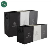 3단 분리수거함 36L 54L 가정용 재활용 분리수거 가방, 1개