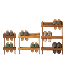 타올라 원목 실내화거치대 슬리퍼거치대, 라지(여섯 켤레), 오크