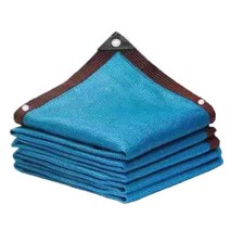 쉘터텐트 원터치 돔 쉘터 대형 그늘막 캠핑 12 핀 차양 비율 90% 자외선 방지 HDPE 블랙 발코니 정원 온실 다육 식물 수영장 양산 그늘 그물 햇빛 가림막, [10] 4x6m, [02] blue