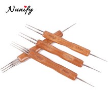 코바늘 레이스 뜨기 티코스터 가방 파우치 모자 nunify new double side crochet needle hooks for dreadlock crochet hook, 0.75mm 1-2 후크 1pcs