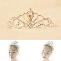 살롱드메리 앙뚜 미디움사이즈 무대 본식 웨딩 왕관 티아라