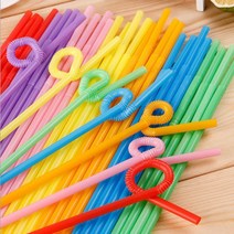 BUyuS빨대 일회용 100P 자바라 카페 캠핑 스트로우 칵테일굿딜 브이숍, 상세페이지 참조, 상세페이지 참조