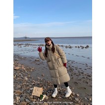 여성 오리털 롱패딩 겨울 빅사이즈 벨트패딩 블랙프라이데이