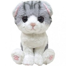 선레몬 키톤 스코티쉬폴드 고양이 인형 그레이, 단품