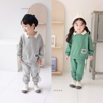 아동 가을상하복 카라 상하세트