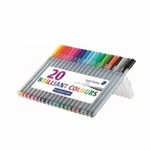 기타 (SM)스테들러 화인라이너 334 SB20 20색 세트 /10개입, 단품, 단품, 1개