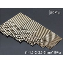 토련기 1MM-10MM 코발트 고속 강철 트위스트 드릴 구멍 M35 스테인레스 스틸 도구 세트 전체 지상 금속 리머, [03] 50Pcs, 03 50Pcs