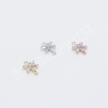 동대문153 [DPC-0089] 미니 코스모스 큐빅 참 장식(양고리)