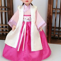 인형 한복 분홍 보보경심려 고려시대 베이비돌 파올라레이나 구체관절인형 완제품, 26cm USD