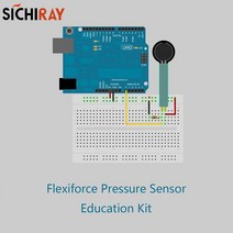 Flexiforce 박막 압력 센서 압전 저항 피에조 DIY 모듈 아두이노 라즈베리 전자 교육 프로젝트 키트, 한개옵션0