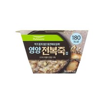 풀무원 식사대용 영양 전복죽_컵 1인 (260g) 아침 야식 환자식 부모님식사 혼밥 간단요리 다이어트, 9개