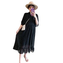 해피니스 시크릿 도트 롱 쉬폰원피스[117]