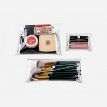 호쿠호니 미니파우치 방수 화장품 여행용 메이크업 휴대 PVC 투명