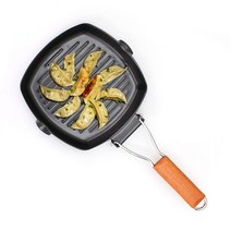 휴대용 프라이팬 주방용품 코팅팬 그릴팬 식기 버너, 본상품선택, 선택1:본상품선택