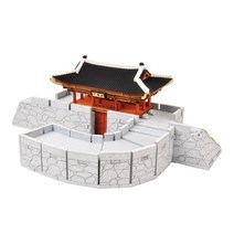 퍼즐피플 3D 영공방 건축물 입체퍼즐모형, 3D목재 나주읍성 서성문 N시리즈, 1Ea