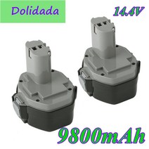 전동공구드릴Makita 14.4V 9800mAh 충전식 배터리 무선 드릴 PA14 1420 1433 1434 1435F JR140D 192699-A, 02 4800mah